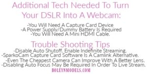 how to turn dslr into webcam